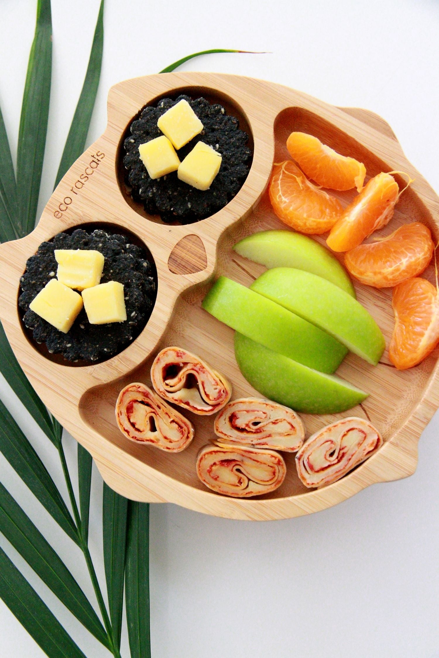 Eco Rascals Owl Bamboo Suction Plate (3 Colours) - Pupsik Singapore