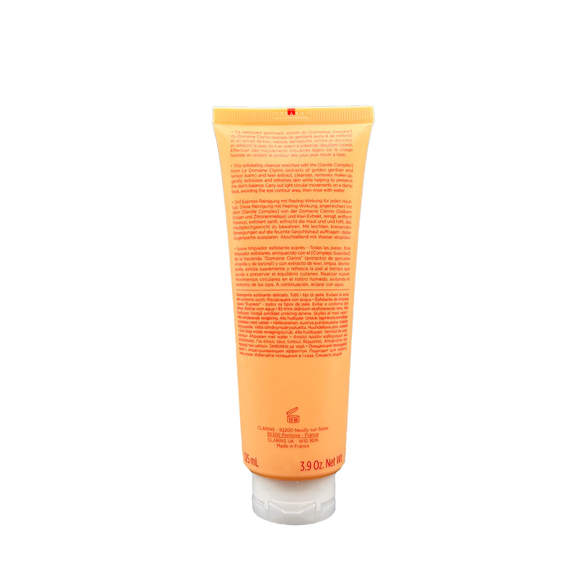 Clarins One-Step Gentle Exfoliating Cleanser with Kiwi Extract, 125ml (Exp 10/28)