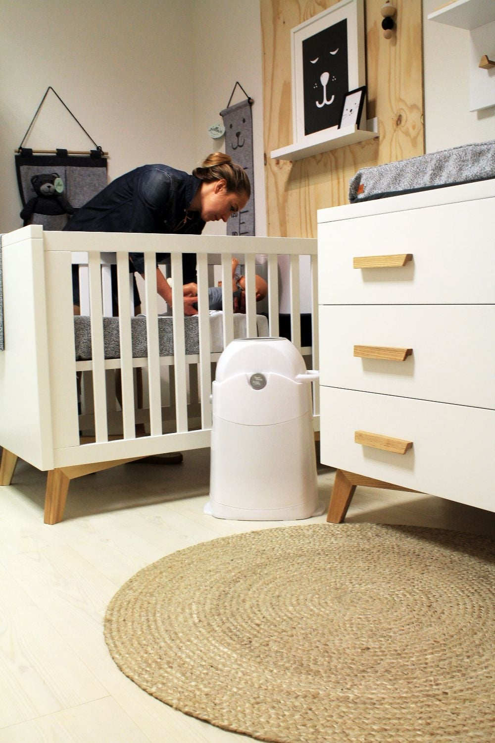 Diaper Champ Classic Odorless Diaper Bin - Medium (60 NB Diapers)