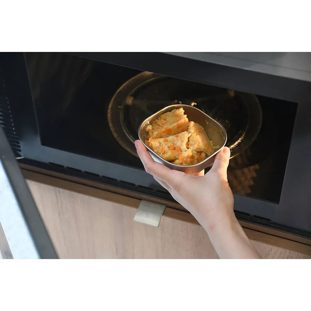 Beaba Stainless Steel Meal Boxes Set - Natural - Pupsik Singapore