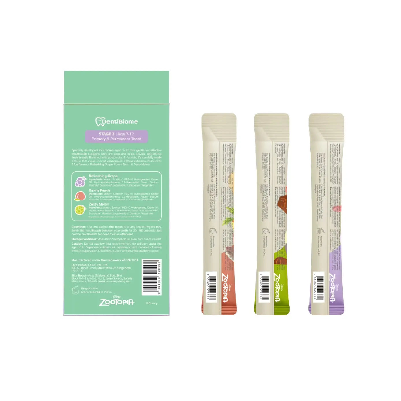 BZU BZU DentiBiome Anticavity Mouthwash, Stage 3 - 15pcs/set (Exp 09/28) | 7-12Y - Pupsik Singapore