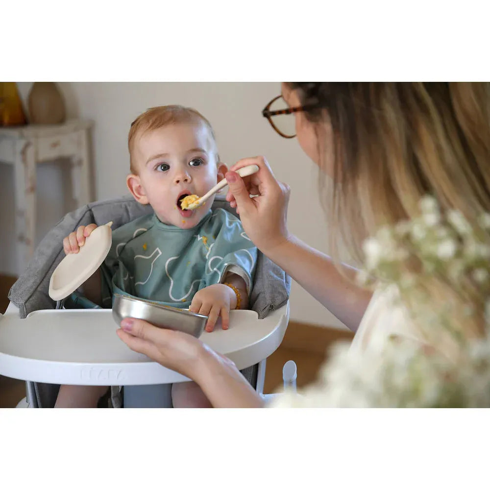 Beaba Stainless Steel Meal Boxes Set - Natural - Pupsik Singapore