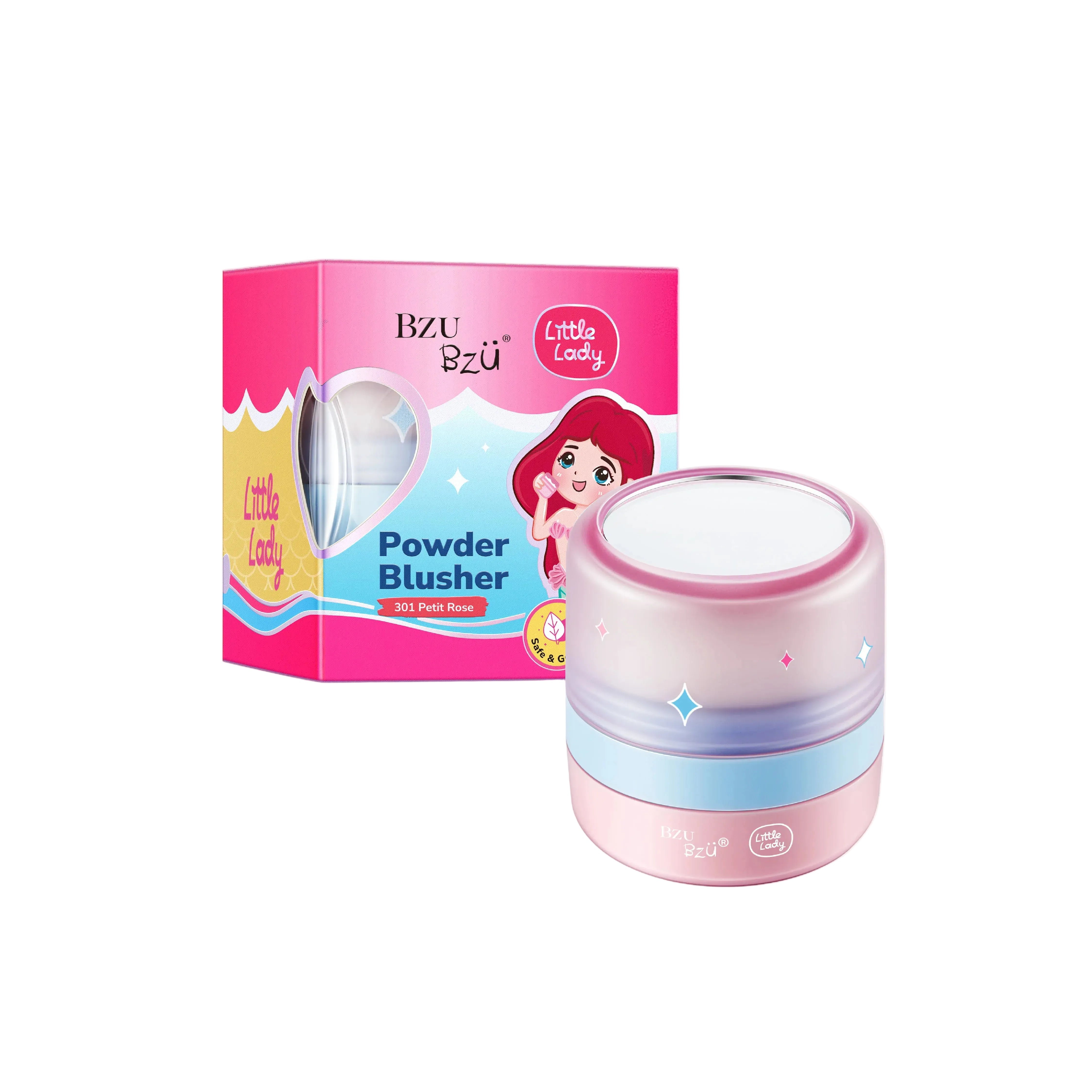 BZU BZU Little Lady Kids Powder Blush, 301 Petit Rose (Exp 11/28) - Pupsik Singapore