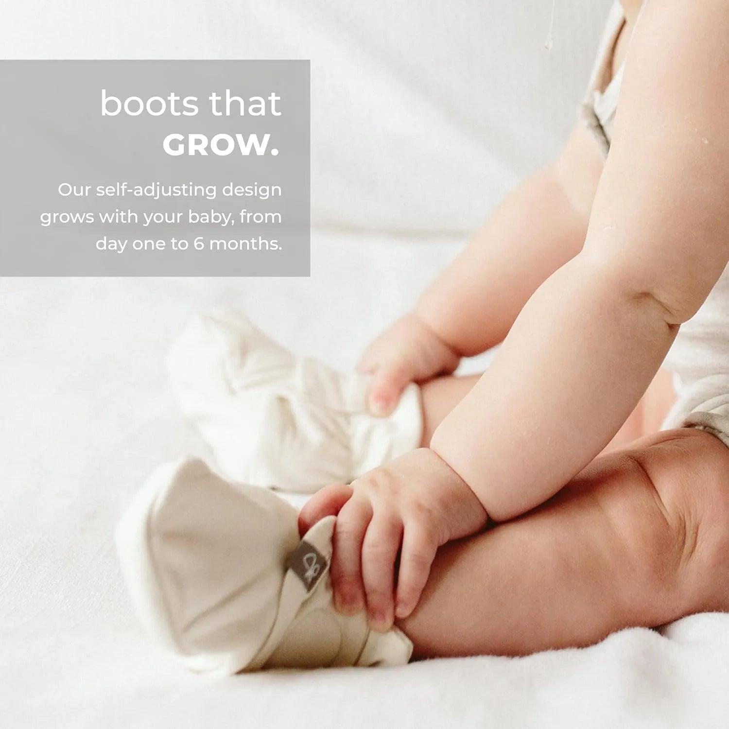Goumi Bamboo & Organic Cotton Stay On Booties, 2pk (5 Designs, 2 Sizes) - Pupsik Singapore