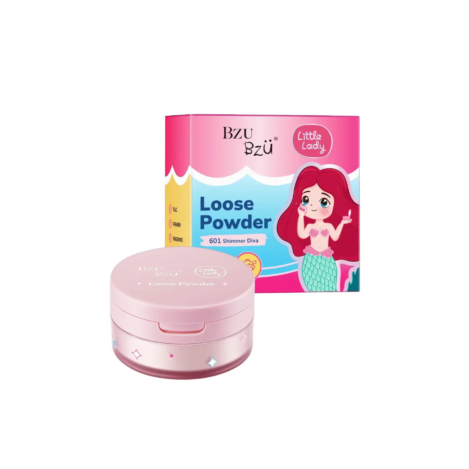 BZU BZU Little Lady Kids Loose Powder - Shimmer Diva, 8g (Exp 04/28) - Pupsik Singapore