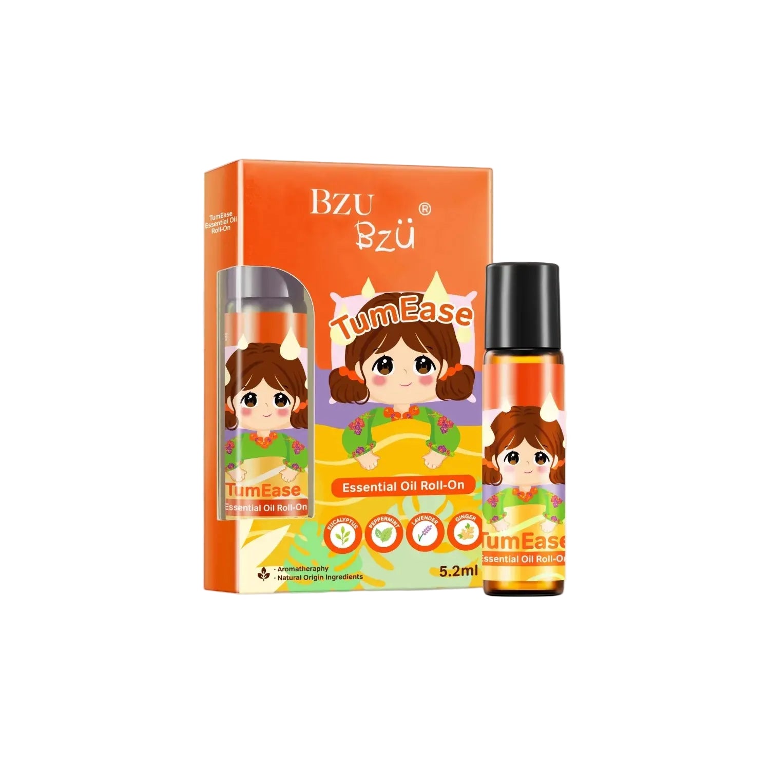 BZU BZU Essential Oil Roll-On, 5.2ml (3 Types) - Pupsik Singapore