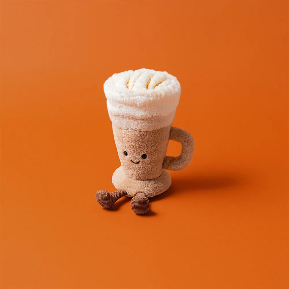 Jellycat Amuseables Latte Soft Toy (18cm) - Pupsik Singapore