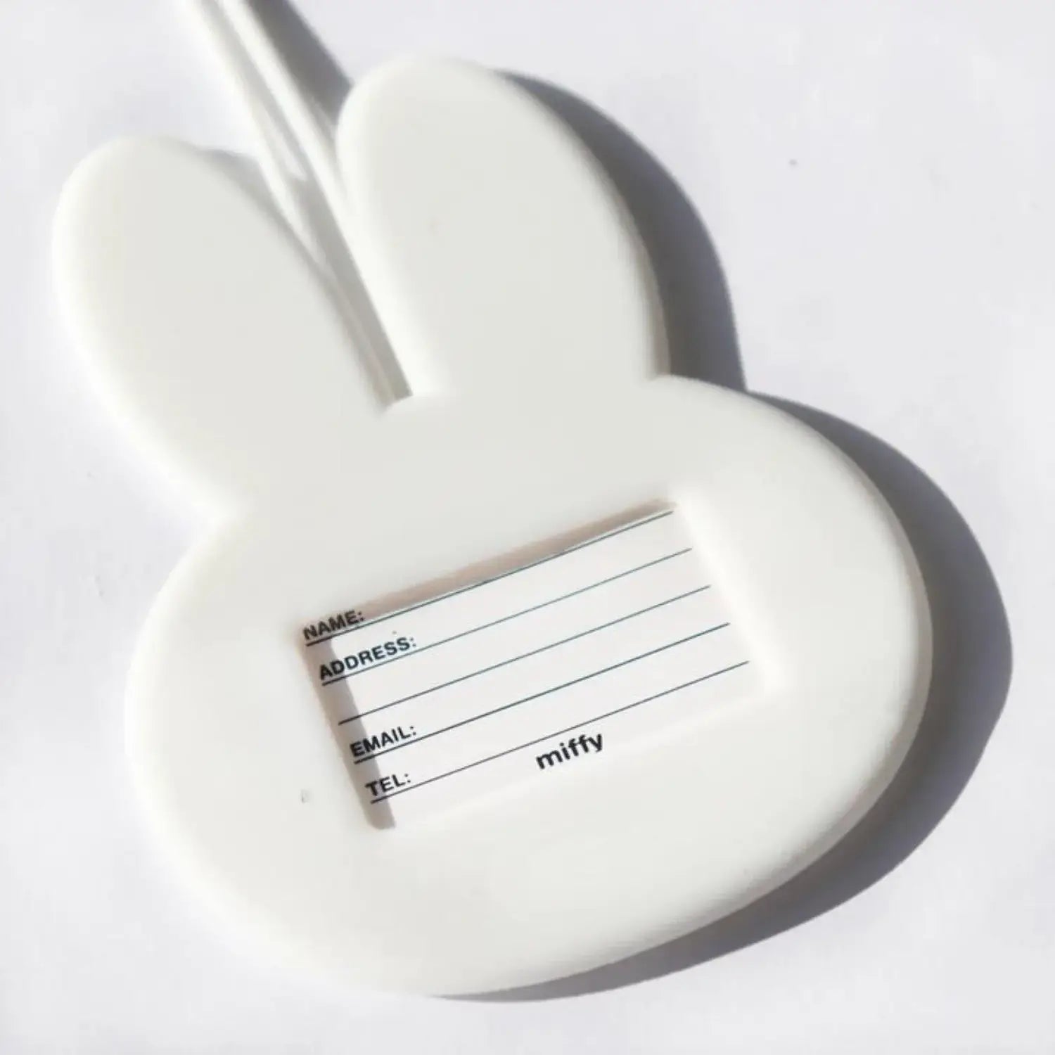 Miffy Bag Tag - White - Pupsik Singapore