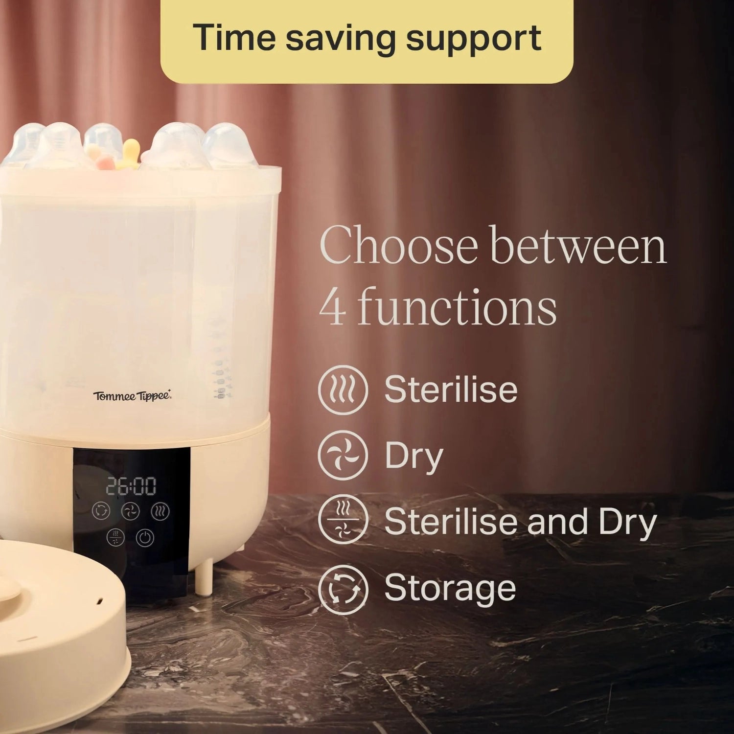 Tommee Tippee QuickDry Steriliser | Steam Sterilizer & Dryer - Pupsik Singapore