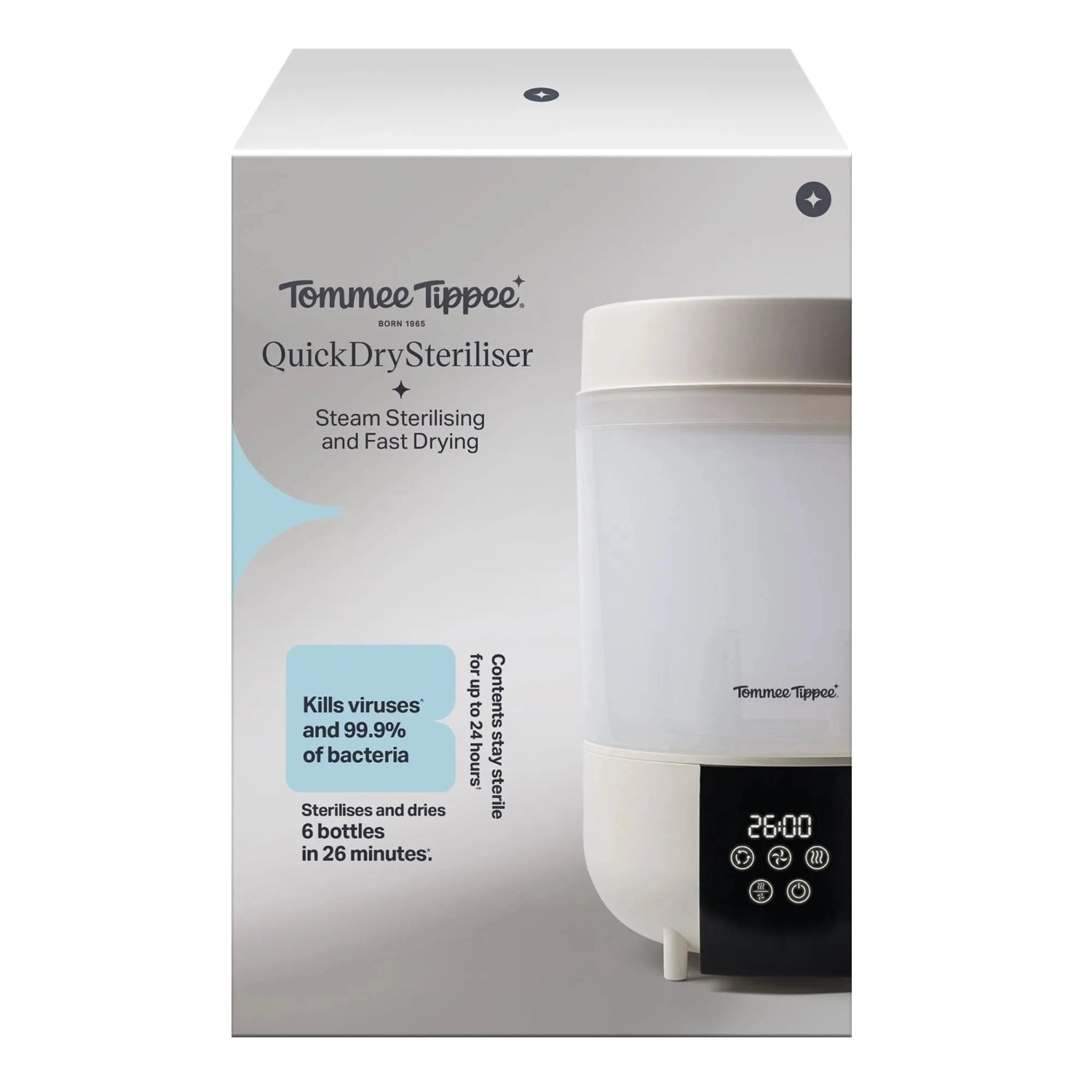Tommee Tippee QuickDry Steriliser | Steam Sterilizer & Dryer - Pupsik Singapore