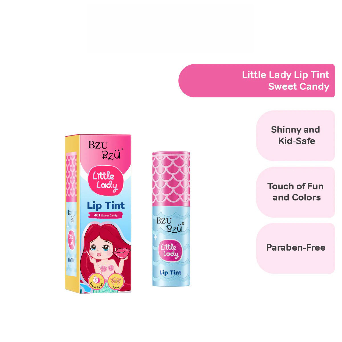 BZU BZU Little Lady Kids Lip Tint (2 Shades) - Pupsik Singapore