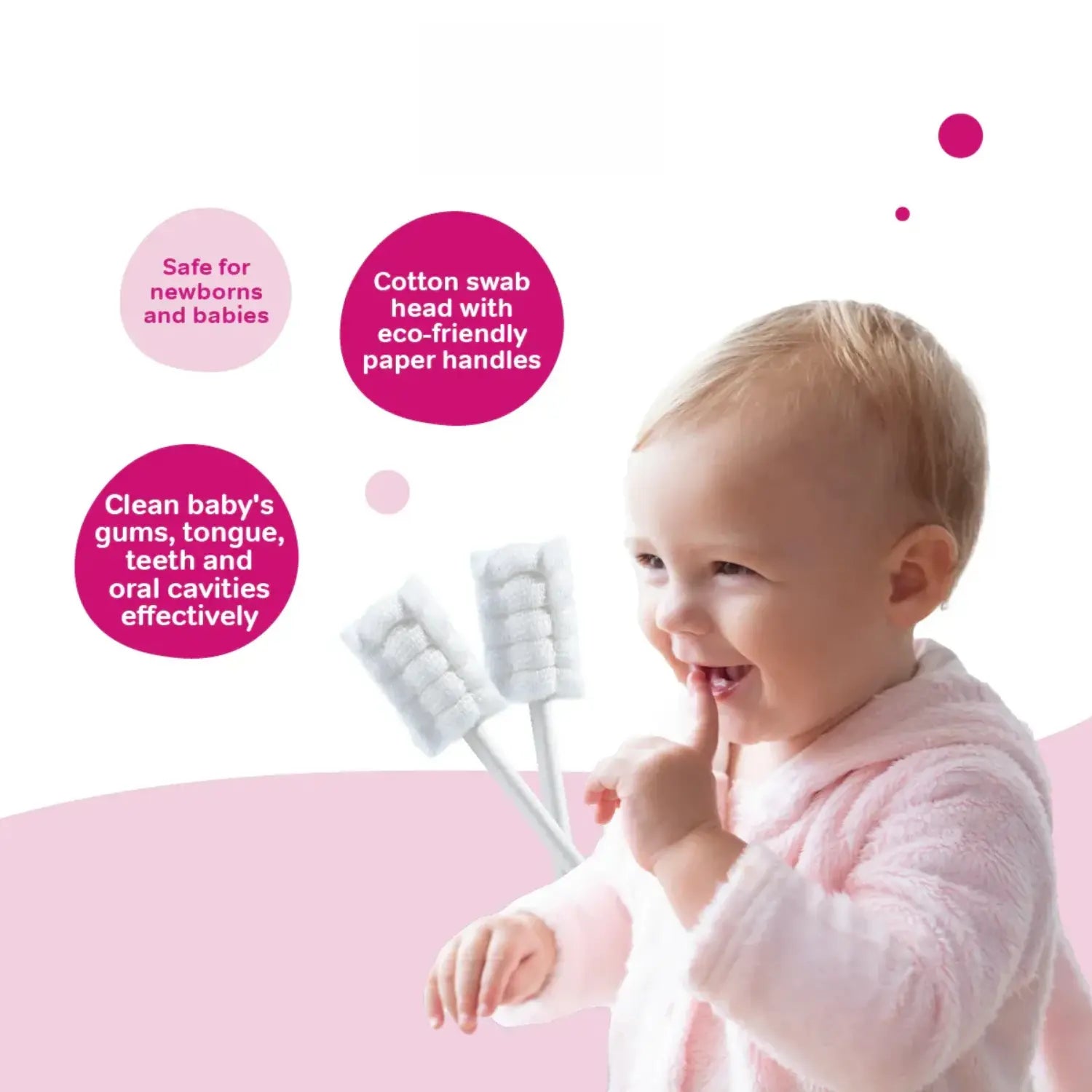 BZU BZU Baby Oral Cleaner, 30pcs (Exp 11/28) - Pupsik Singapore