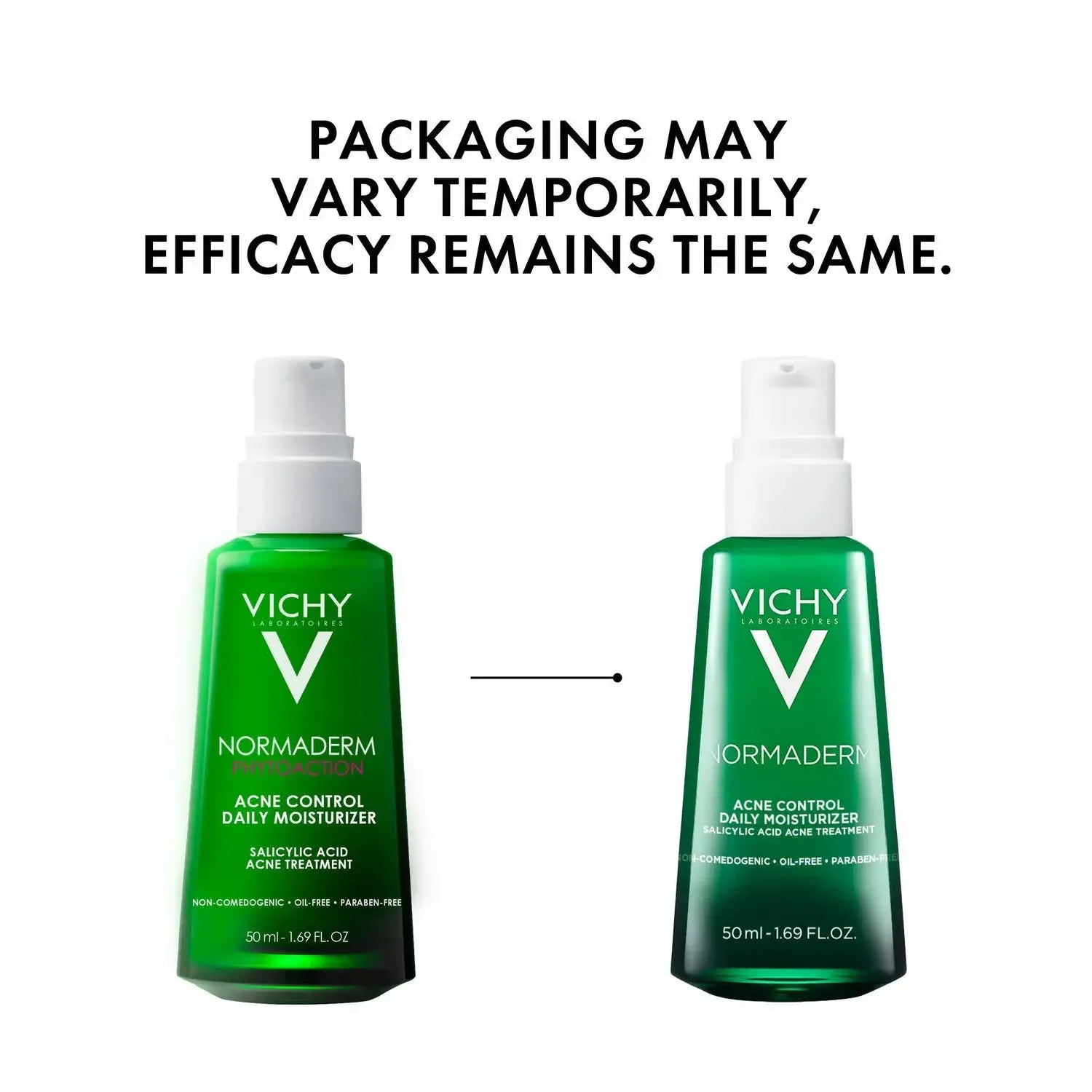 Vichy Normaderm PhytoAction Acne Control Moisturizer with Salicylic Acid, 50ml (Exp 08/27) - Pupsik Singapore