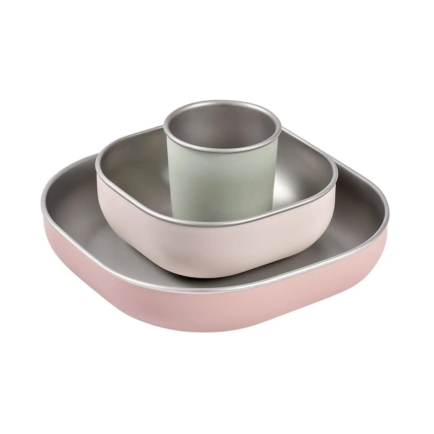 Beaba Stainless Steel Meal Set (2 Colors) - Pupsik Singapore