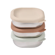 Beaba Stainless Steel Meal Boxes Set - Natural - Pupsik Singapore