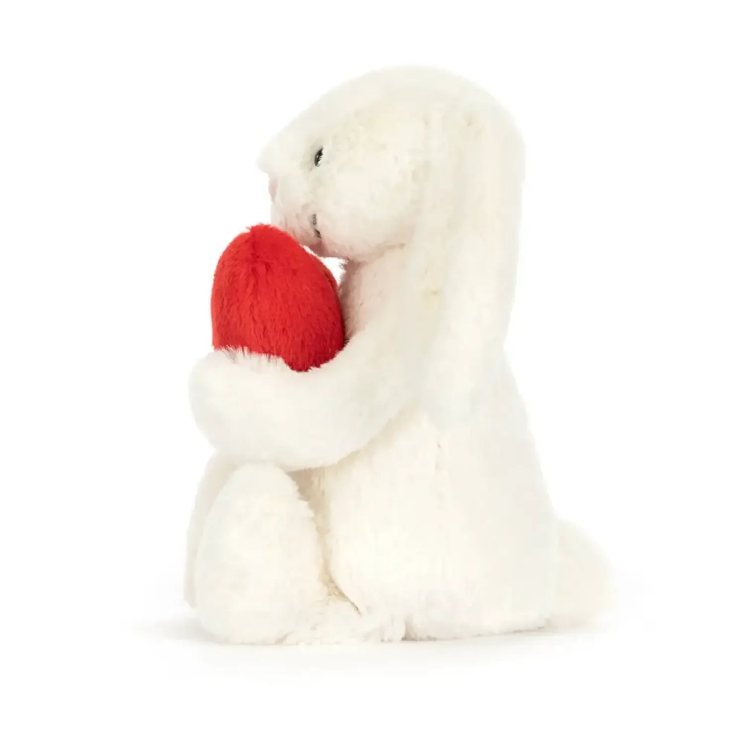 Jellycat Bashful Red Love Heart Bunny (Medium, 31cm) - Pupsik Singapore