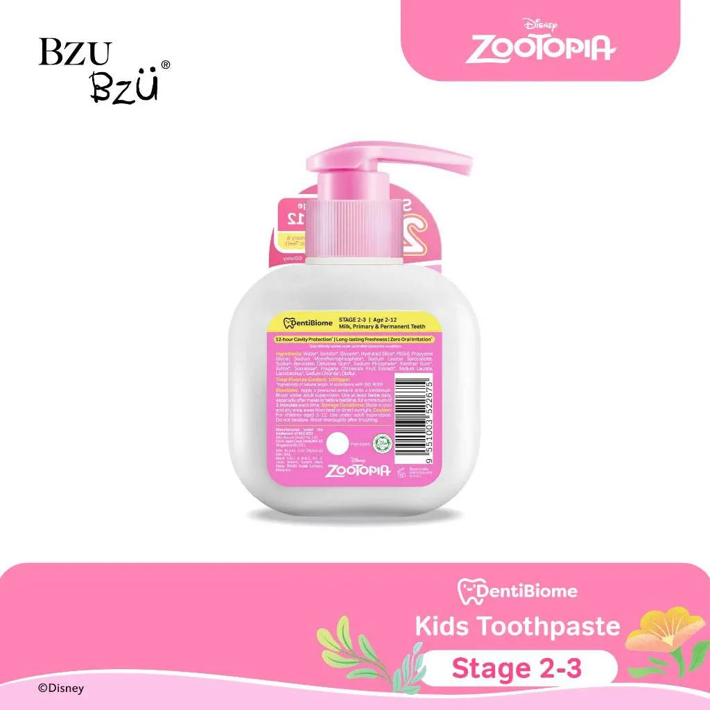 BZU BZU Dentibiome Kids Toothpaste, 150g (2 Types) | 2-12Y - Pupsik Singapore