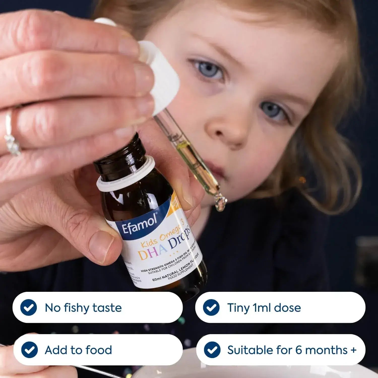 Efamol Kids Omega 3 DHA Drops, 60ml (Exp 03/27) - Pupsik Singapore