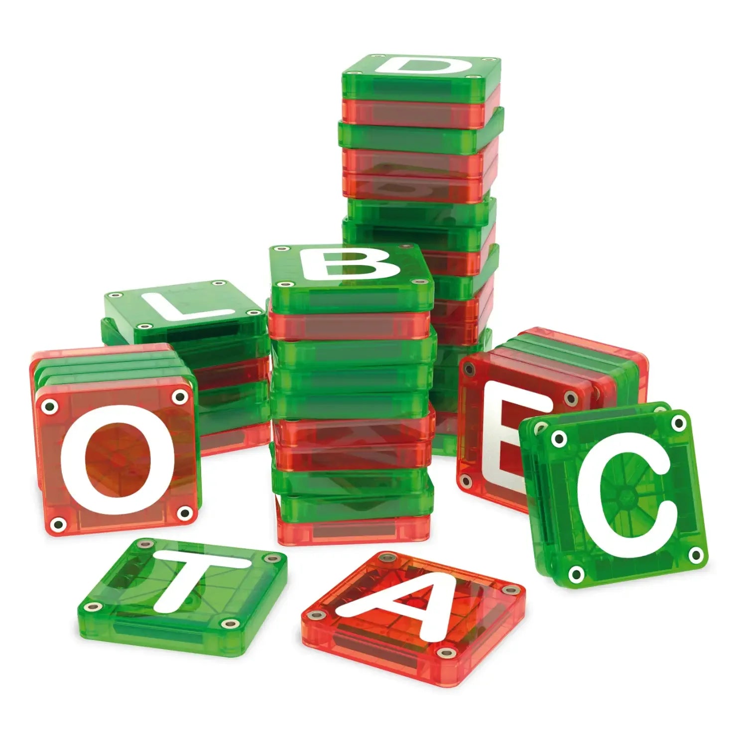 Magna-Tiles microMAGS Learn Letters, 56pcs - Pupsik Singapore