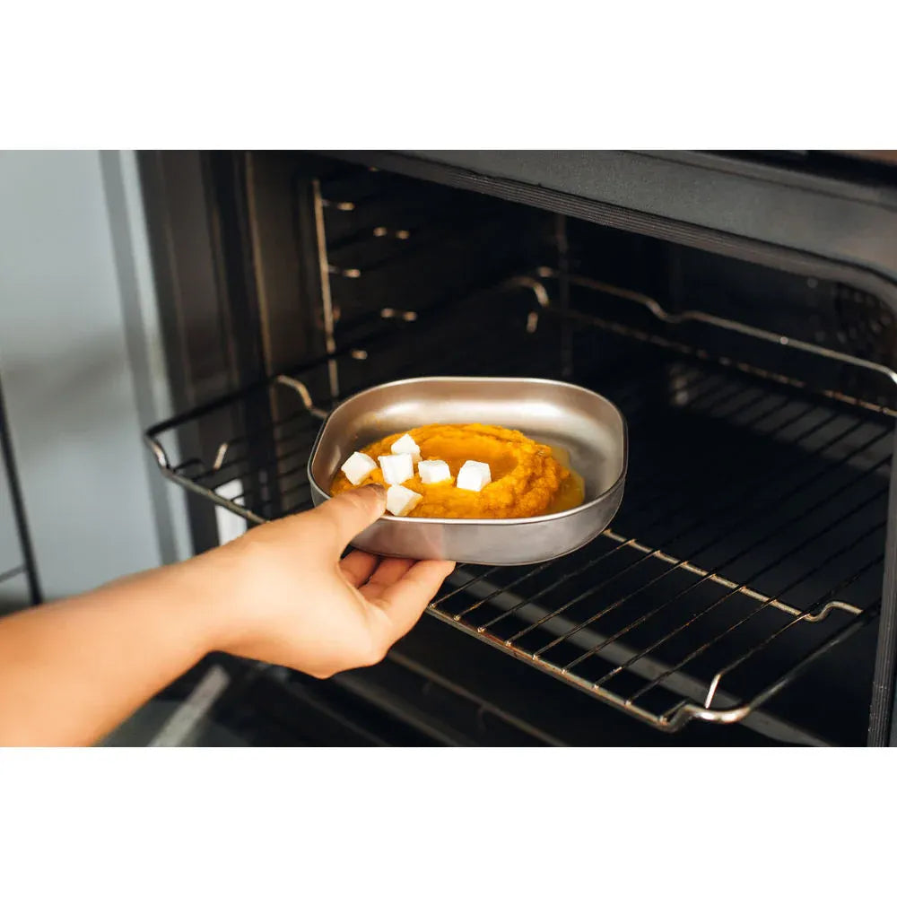 Beaba Stainless Steel Meal Set - Sage Green - Pupsik Singapore