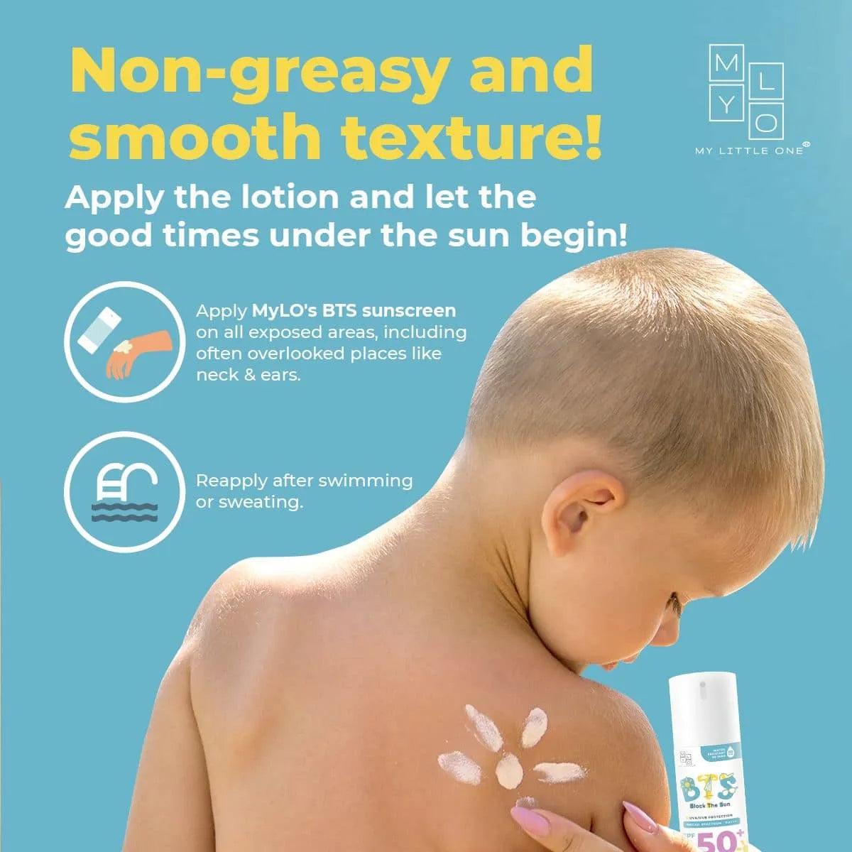 MyLO BTS Sunscreen Lotion, 100ml (Exp 05/28) - Pupsik Singapore