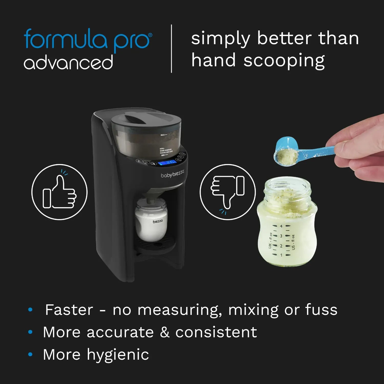 Baby Breeza Formula Pro Advanced (2 Colors) | Baby Formula Dispenser - Pupsik Singapore