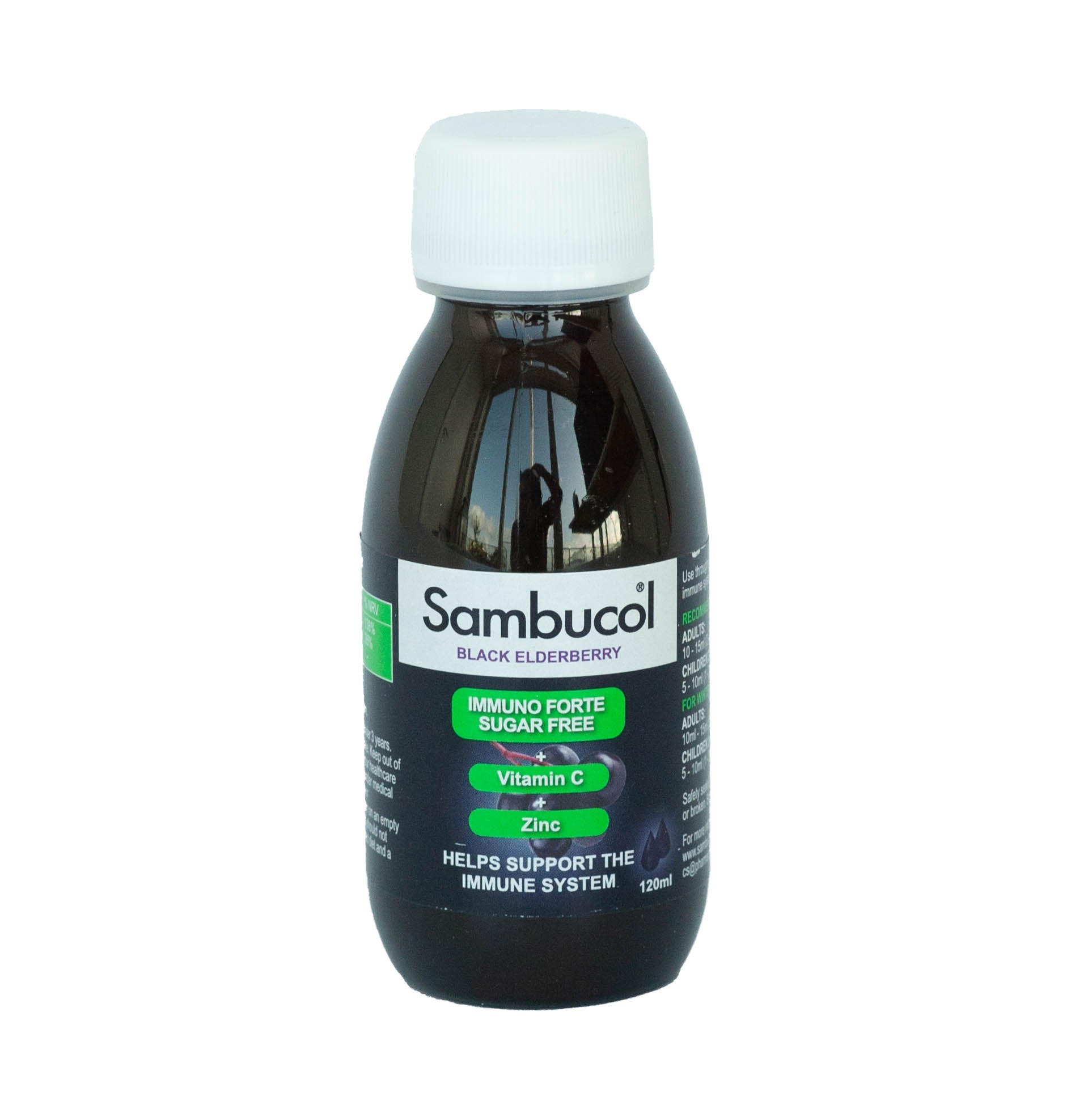 Sambucol Immuno Forte Liquid (Sugar Free) for 3Y+, 120ml - Exp 12/26