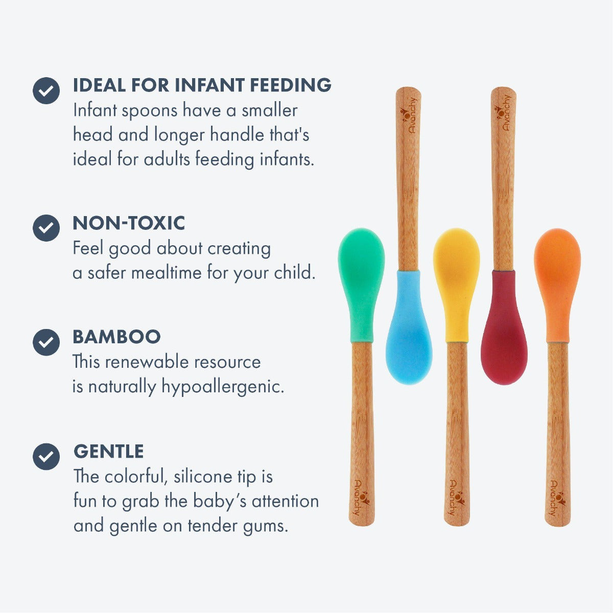 Avanchy Silicone La Petite Essentials Feeding Set (8 Colours)