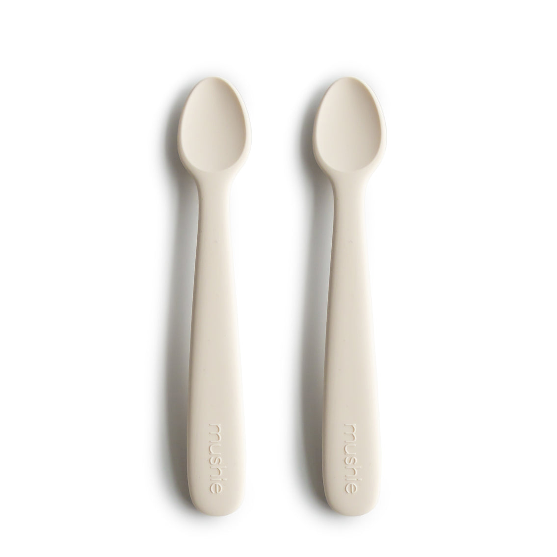 Mushie Silicone Feeding Baby Spoons (2pk) (9 Colours) - Pupsik Singapore