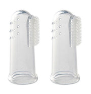 Jack N' Jill Silicone Finger Brush with Case (6-12m), 2pk