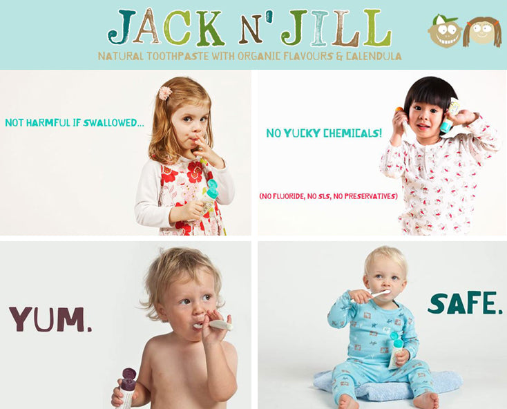 Jack N' Jill Natural Baby & Kids Toothpaste (8 Flavours) - Pupsik Singapore