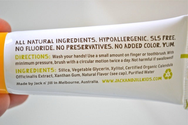 Jack N' Jill Natural Baby & Kids Toothpaste (8 Flavours) - Pupsik Singapore