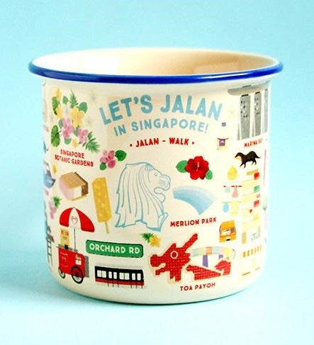 The Little Drom Store Bamboo Fibre Mug (4 Designs) - Pupsik Singapore