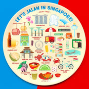 The Little Drom Store Melamine Plate (10 inch) (12 Designs)