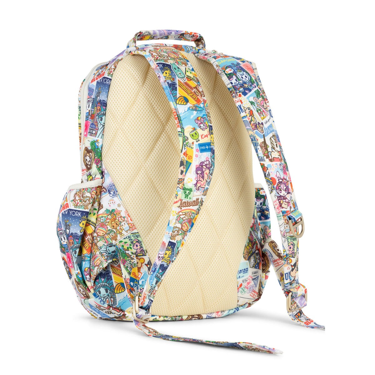 Jujube Be Packed Tokidoki Backpack - Kawaii Round the World (Banana Anna Zipper)