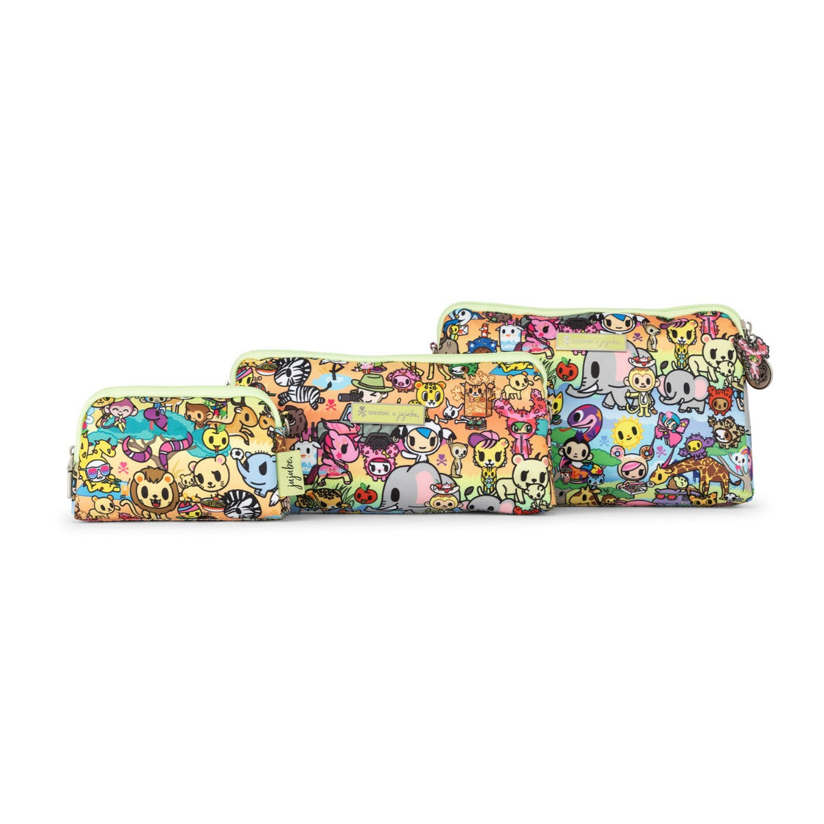 Jujube Be Set Tokidoki Baglets - Animalini 2.0 (Sabochan Zipper)