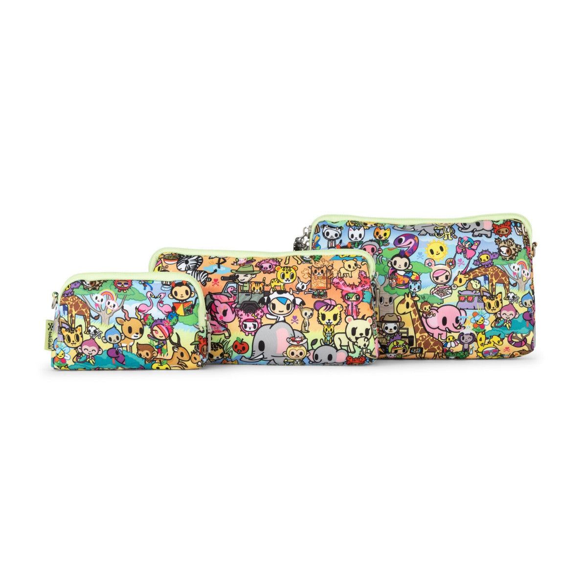 Jujube Be Set Tokidoki Baglets - Animalini 2.0 (Sabochan Zipper)