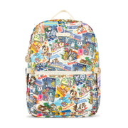 Jujube Tokidoki Midi Backpack - Kawaii Round the World (King Coco Unicorno Zipper)