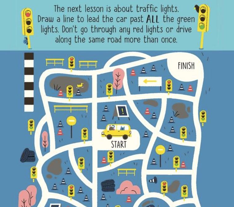 Usborne Never Get Bored in a Car Puzzle & Games