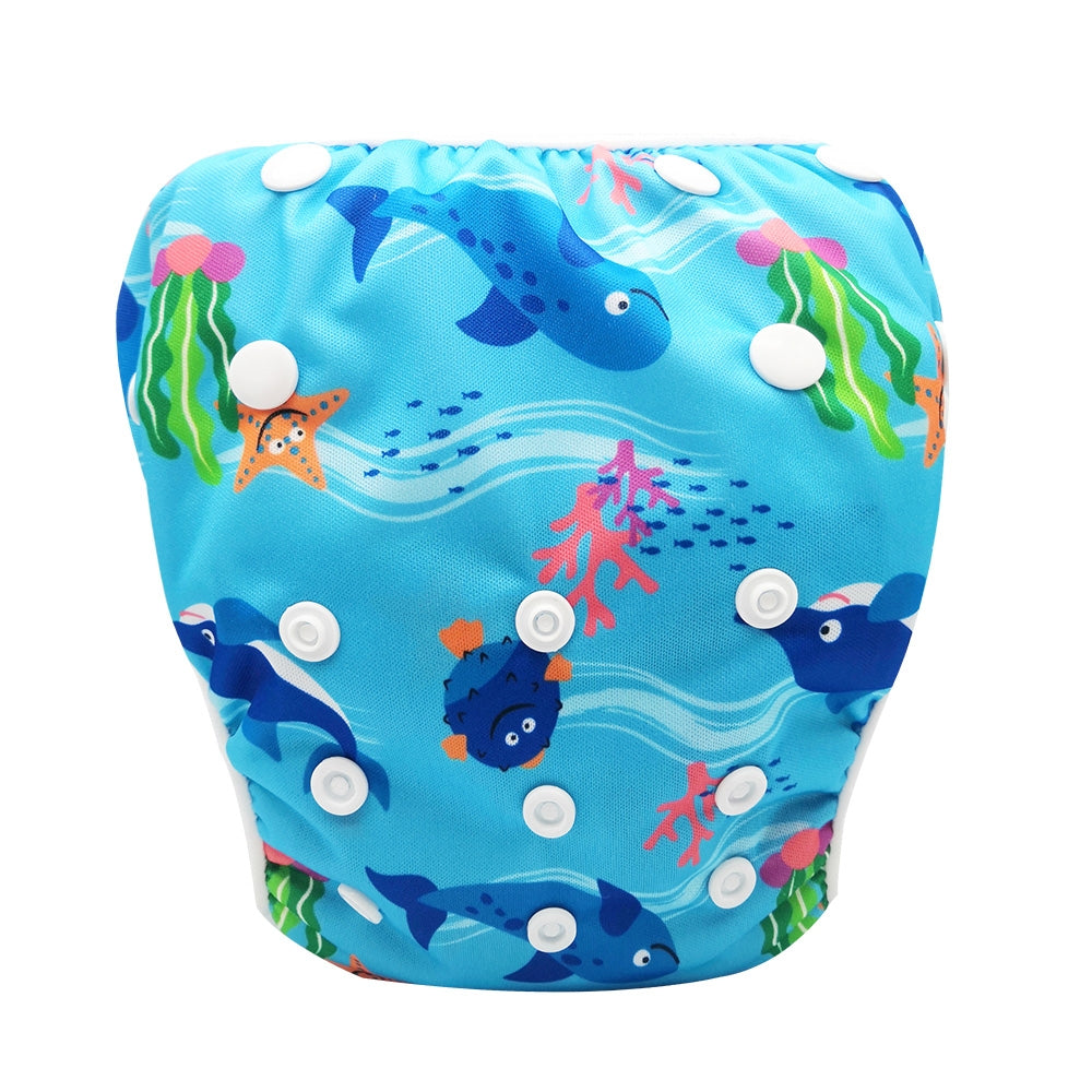 Pupsik Adjustable Snap Swim Diaper (35 Designs) - Pupsik Singapore