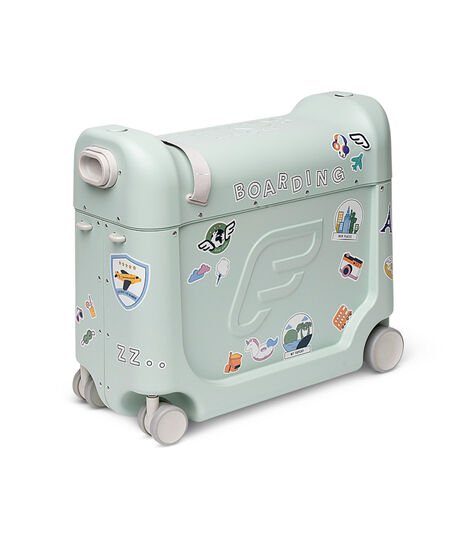 JetKids by Stokke Bed Box Airplane Ride/Carry/Sleep-On Suitcase V3 (4 Colours) - Pupsik Singapore
