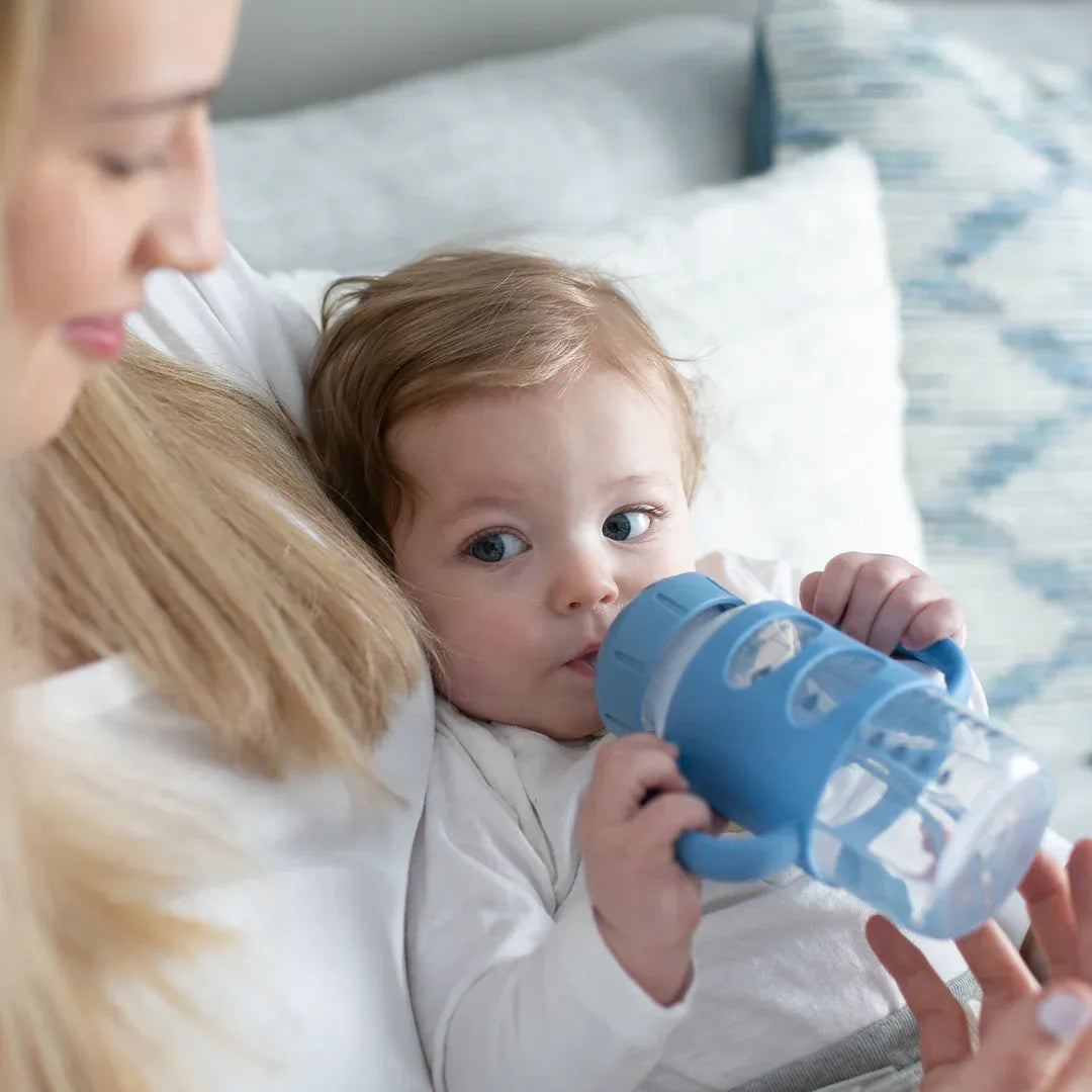 Dr. Brown's Milestones Narrow/Wide-Neck Sippy Spout Bottle with Silicone Handles (9 Types)