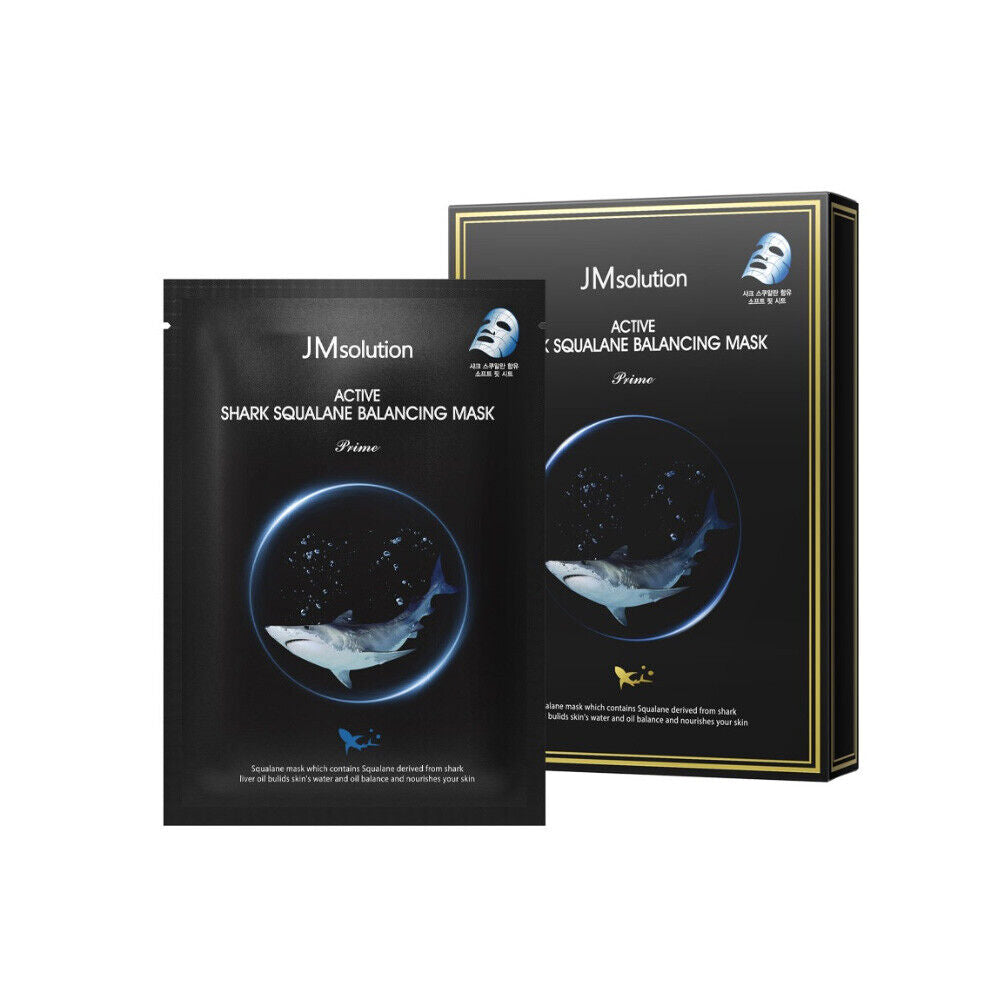 JMsolution Active Shark Squalane Balancing Mask, 10pcs (Exp 09/27)