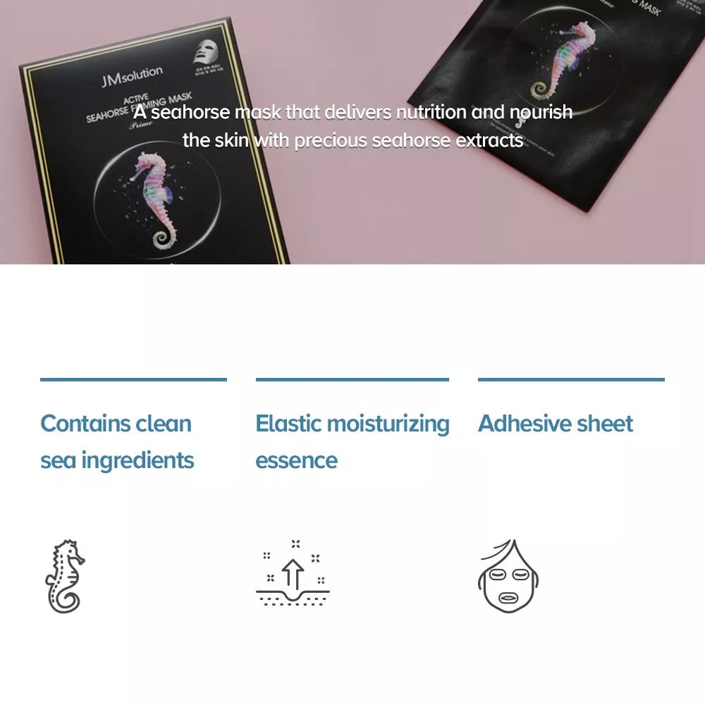 JMsolution Active Seahorse Firming Mask, 10pcs (Exp 06/27)