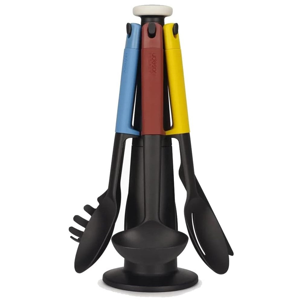 Joseph Joseph Elevate 6-piece Multicolour Utensil Set with Carousel Storage Stand
