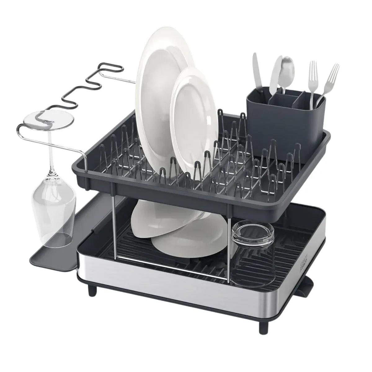 Joseph Joseph Excel Steel 2-Tier Dish Rack | Pupsik Singapore