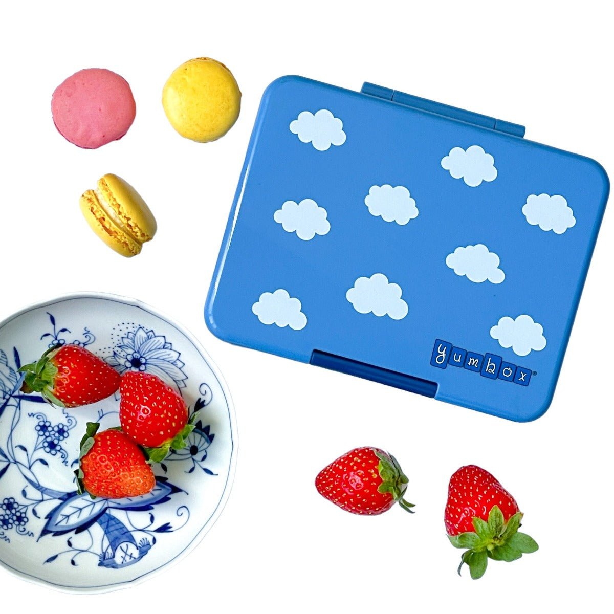 Yumbox Snack 3-compartment Lunch Box w/ Exterior Print (2 Designs) - Pupsik Singapore