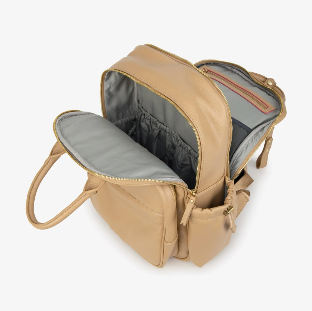 Jujube Million Pockets Backpack - Caramel Latte