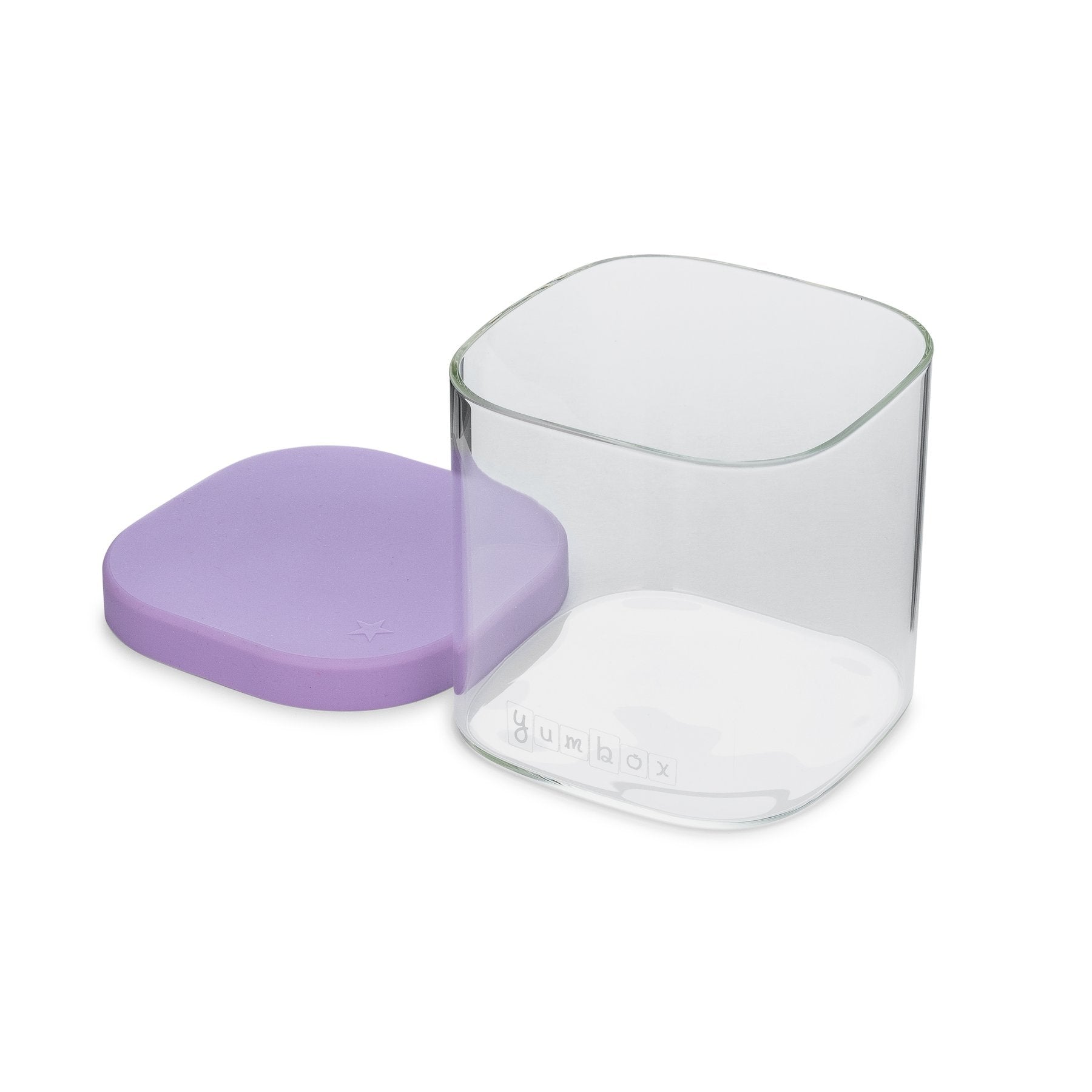 Yumbox Chop Chop Glass Storage Cubes, 3pc (3 Colours) - Pupsik Singapore