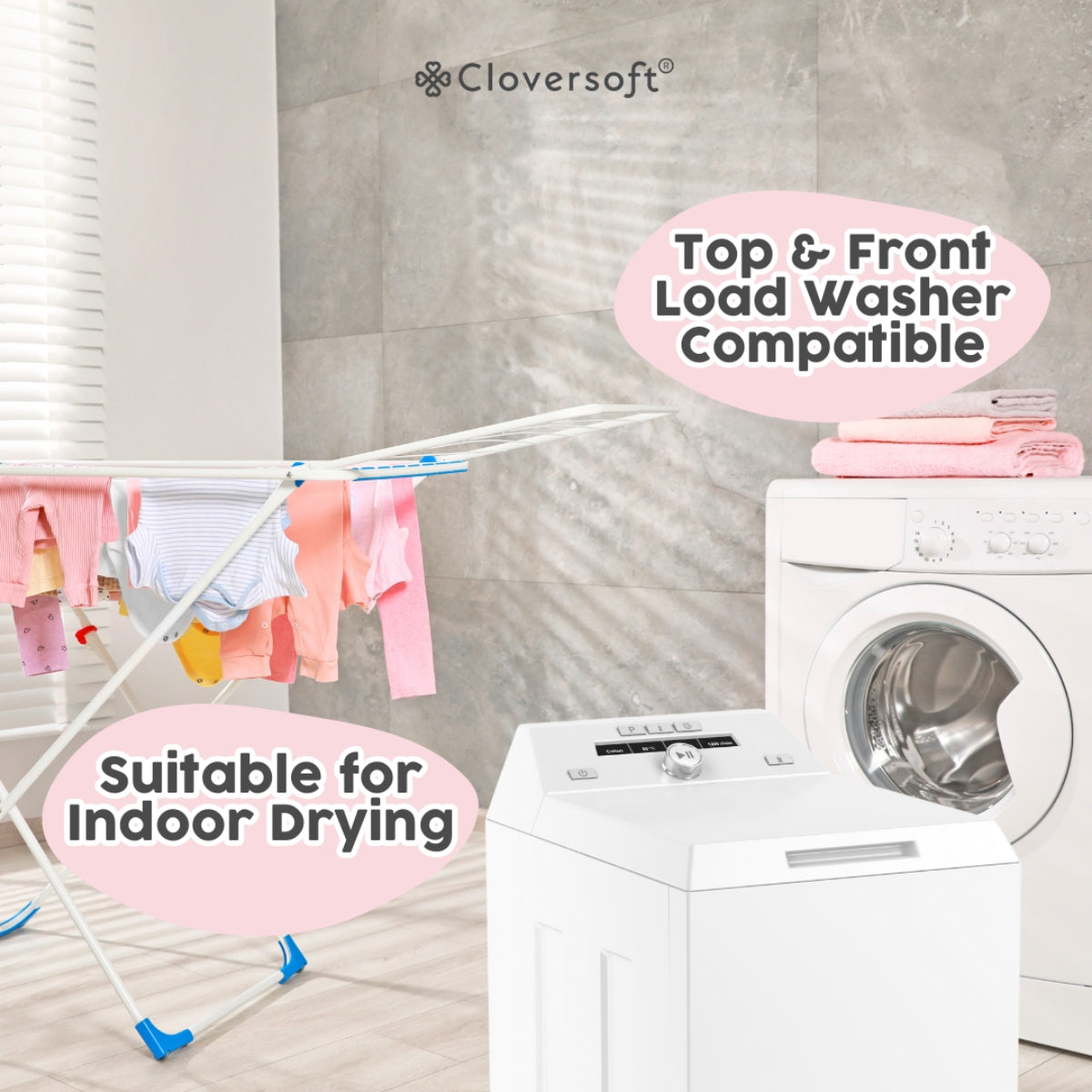 Cloversoft 4-in-1 Anti Dust Mite Supreme Laundry Capsules Jumbo, 60 Pods - Rose Grape (Exp 08/27)